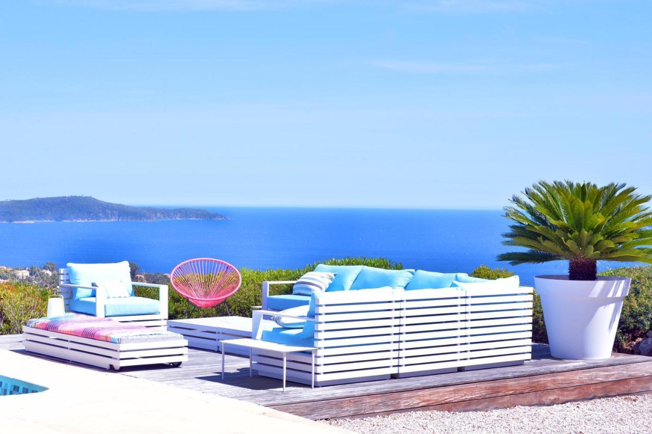 Villa Jucanos - Vue Mer Panoramique Golfe De St-Tropez Cavalaire-sur-Mer Exterior foto