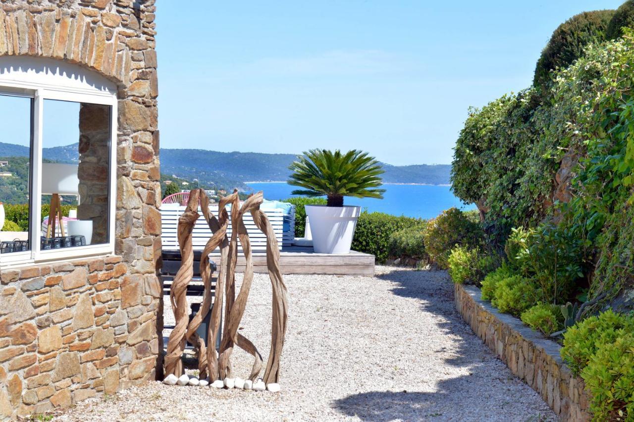 Villa Jucanos - Vue Mer Panoramique Golfe De St-Tropez Cavalaire-sur-Mer Exterior foto